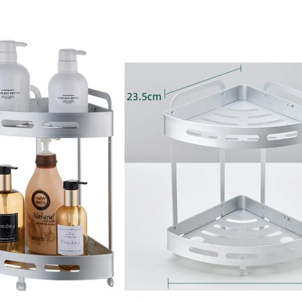 Gebe aluminium corner rack 2 layers