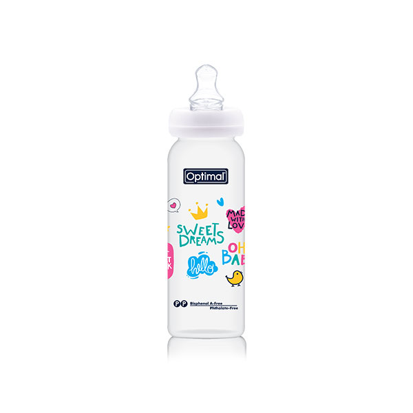 Narrow Neck Orthodontic Feeding Bottle 240ml