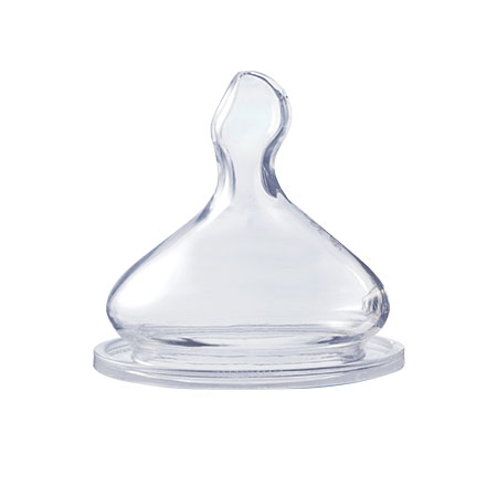 Wide Neck Orthodontic Silicone Nipple 0+(2Pcs)