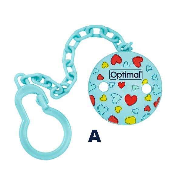 Pacifier Holder With Plastic Clip