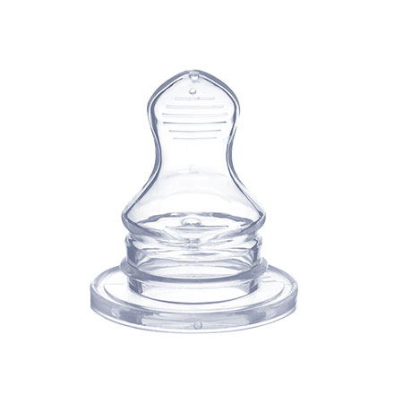 Narrow Neck Orthodontic Silicone Nipple 0+(2Pcs)