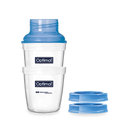 Wide Neck Food & Milk Storage Cups