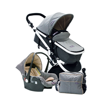 Infant Car Seat + Stroller Set+ Mom & Baby Bag