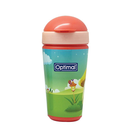 Silicone Straw Cup (350ML)