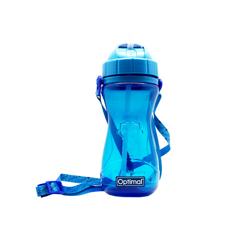 Silicone Straw Bottle 500ML
