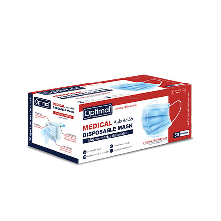 Optimal Hygienic Earloop Masks (50pcs/box)