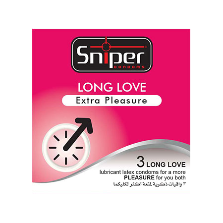 Sniper Condoms (pack of 3) - Long Love