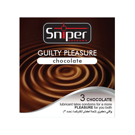 Sniper Condoms (pack of 3) - Chocolate