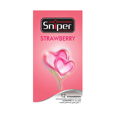 Sniper Condoms (pack of 12) - Strawberry