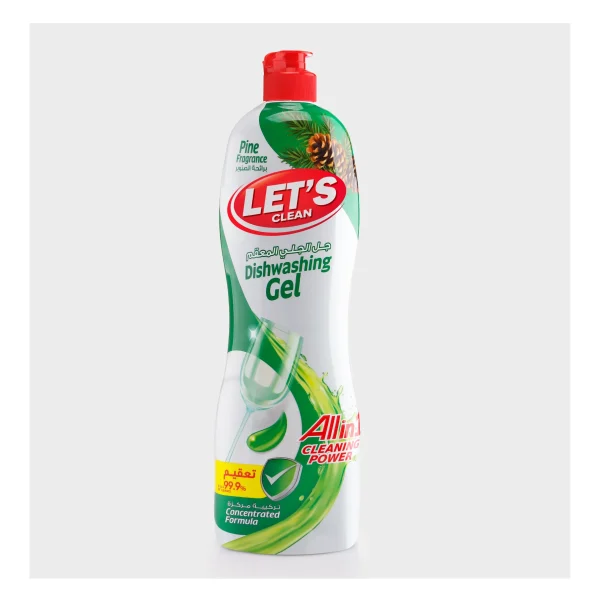 Let's Clean Dishwashing Liquid Gel 750ml | Let's Clean In Lebanon