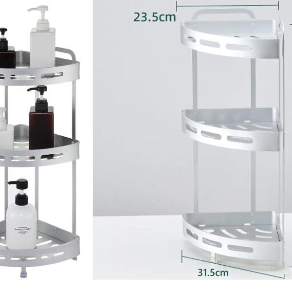 Gebe aluminium corner rack 3 layers